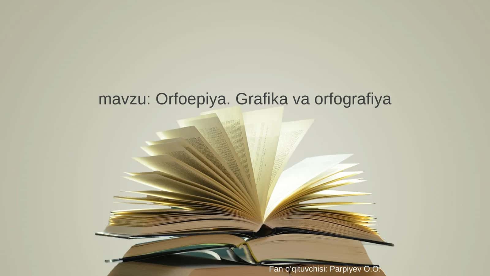 Orfoepiya, Grafika va orfografiya
