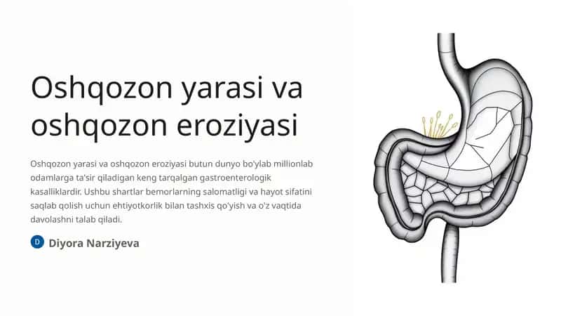 Oshqozon yarasi va oshqozon eroziyasi