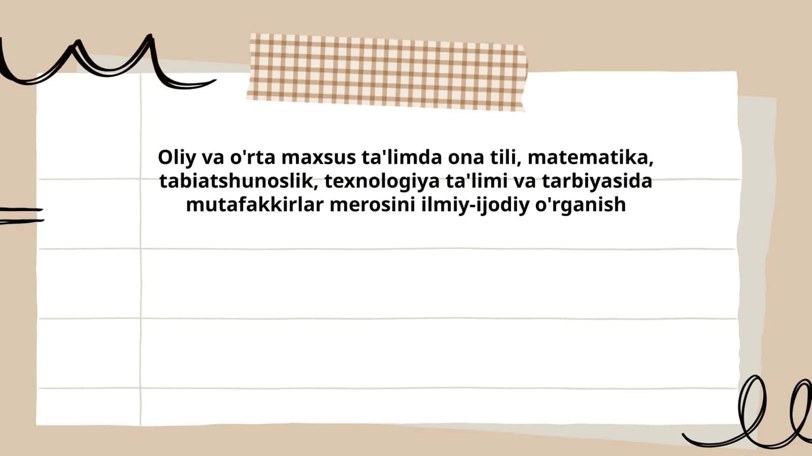 O'zbek mumtoz adabiyotlarida ona tili ta'limi