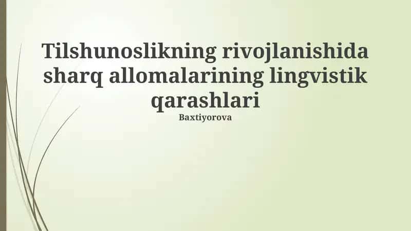 Bag'dod grammatika maktabi arab tilining grammatik qoidalarini ishlab chiqishga qaratilgan