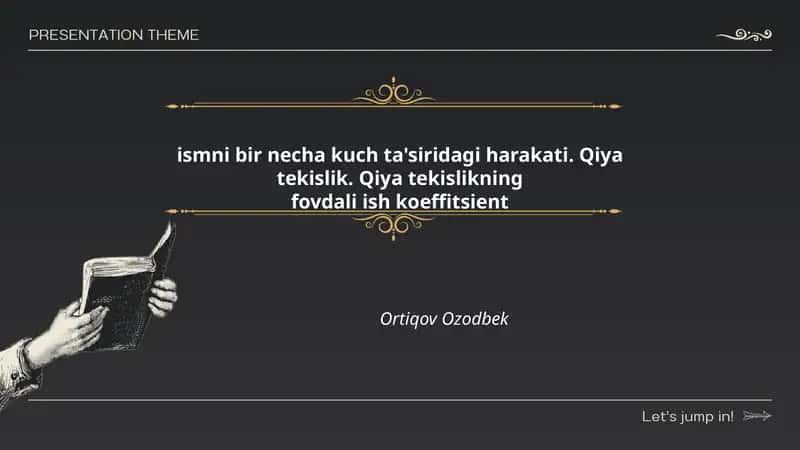 Qiya tekislikning taʼrifi va geometriyasi