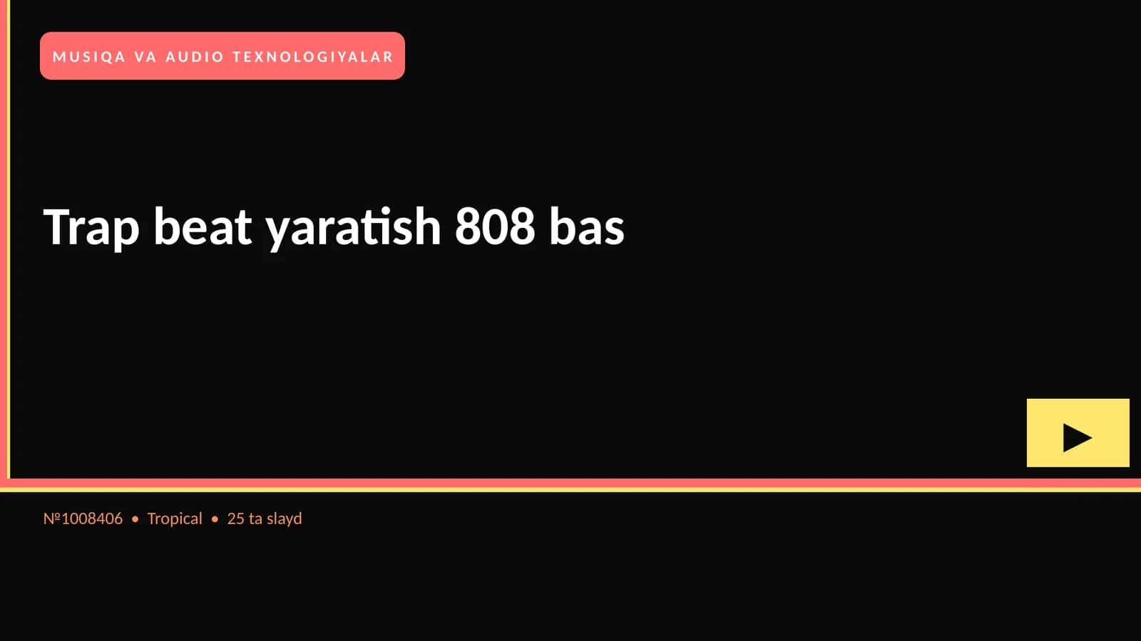 Trap beat yaratish 808 bas