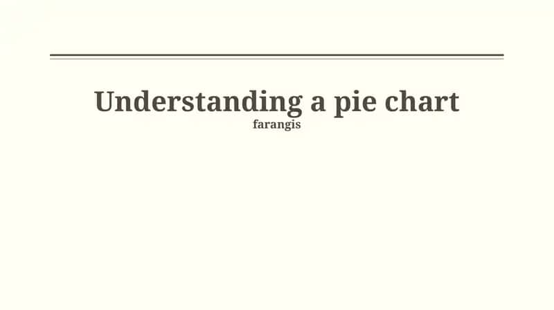 What is a Pie Chart?