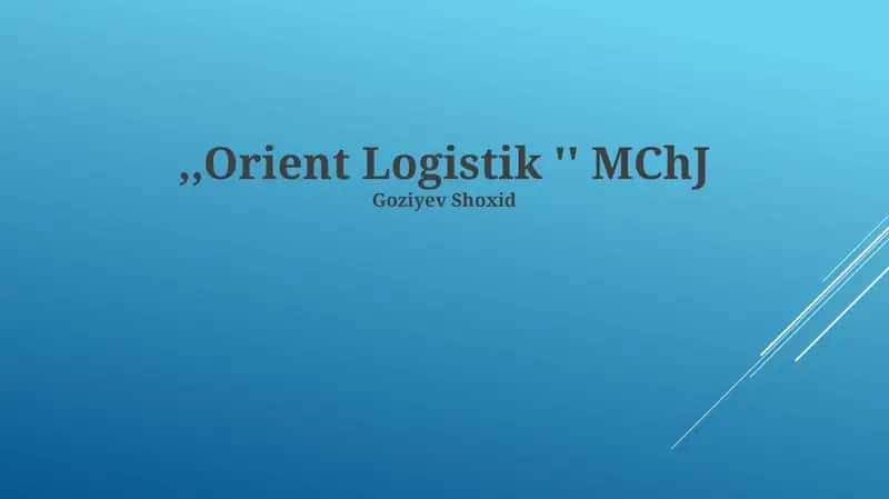 Orient Logistik