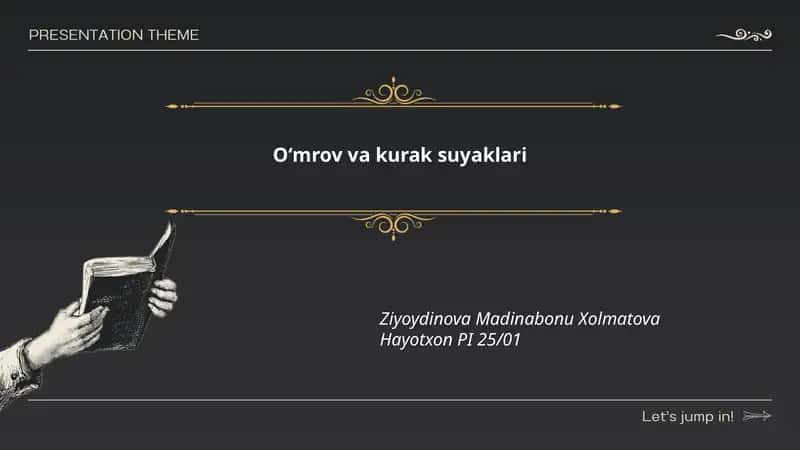 Oʻmrov va kurak suyaklari