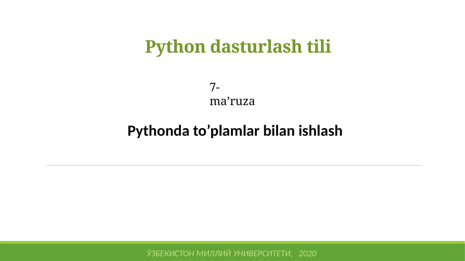 Pythondasturlashtili