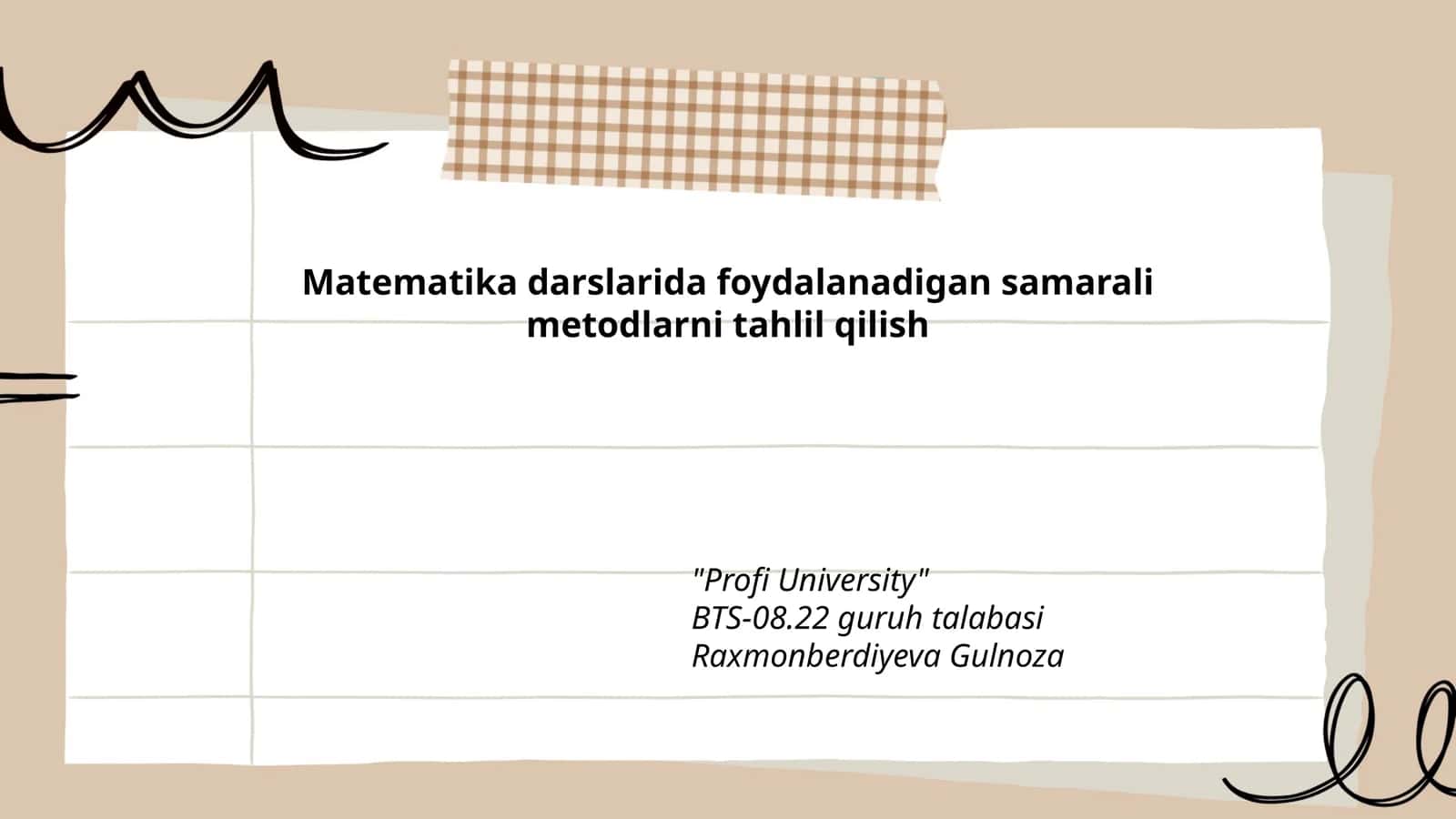 Faollikka asoslangan o‘qitish usullari