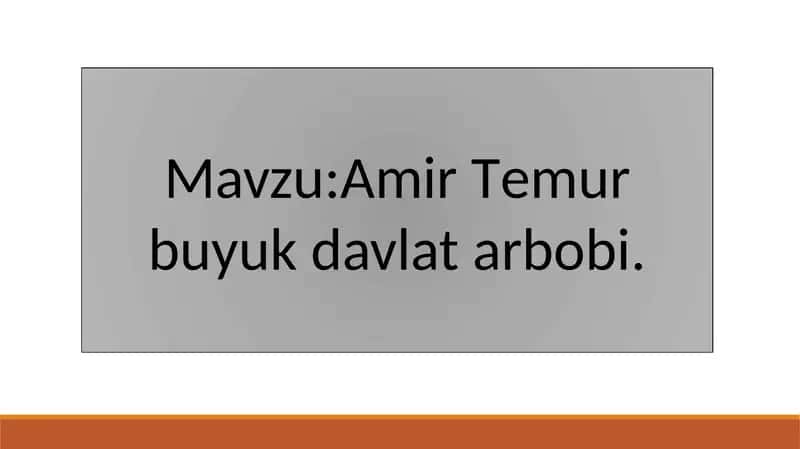 Amir Temur