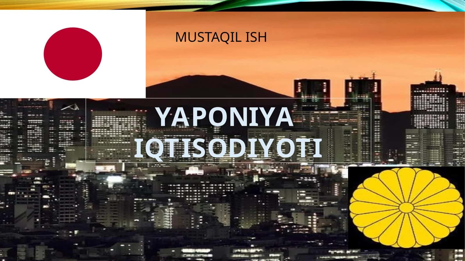 YAPONIYA IQTISODIYOTI