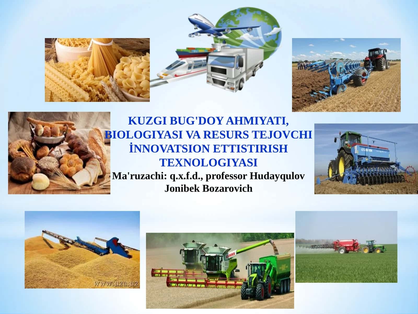 KUZGI BUG'DOY AHMIYATI, BIOLOGIYASI VA RESURS TEJOVCHIİNNOVATSION ETTISTIRISH TEXNOLOGIYASI