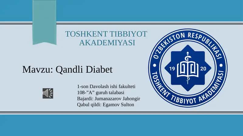 Qandli Diabet