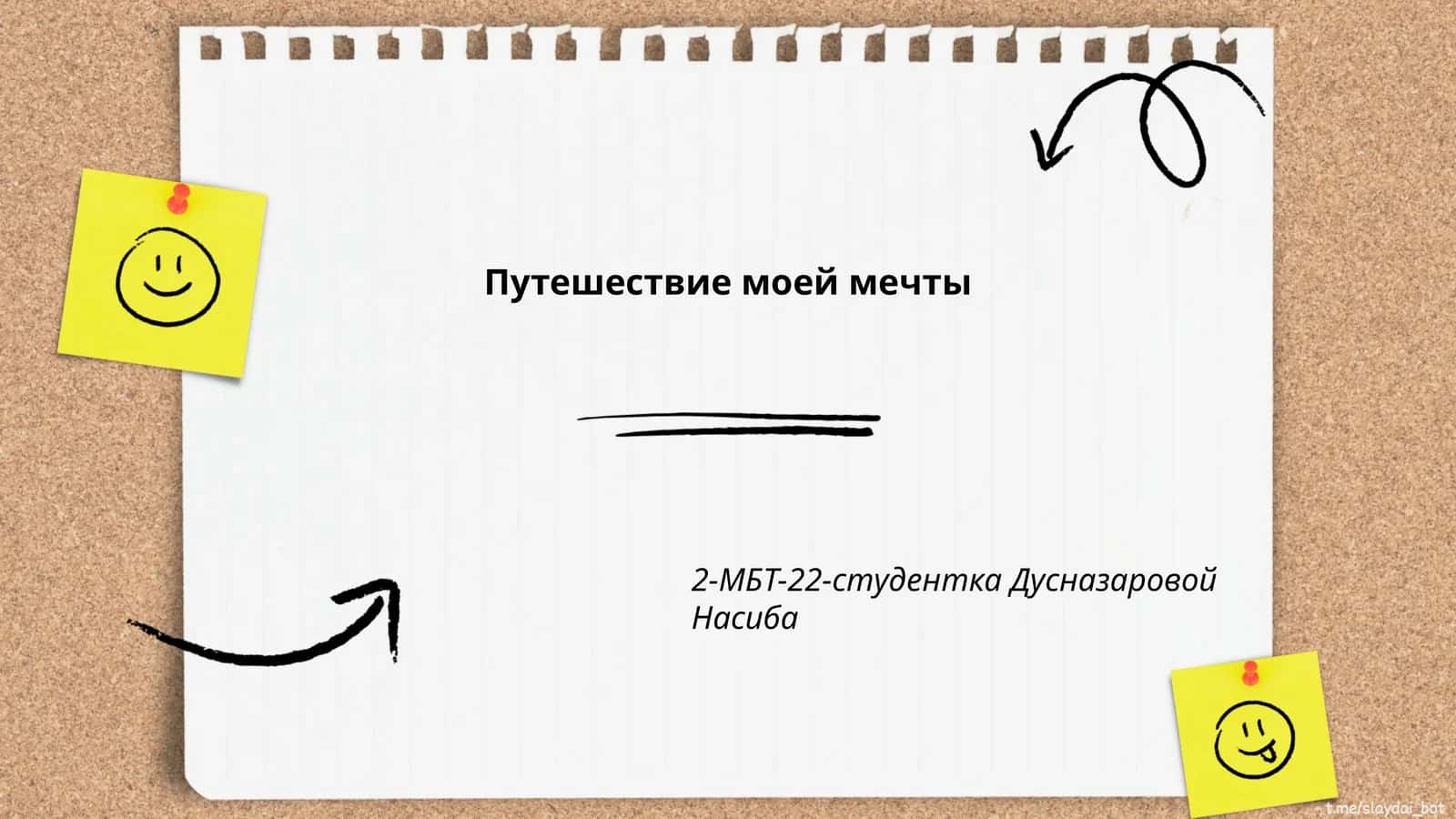 Путешествие моей мечты