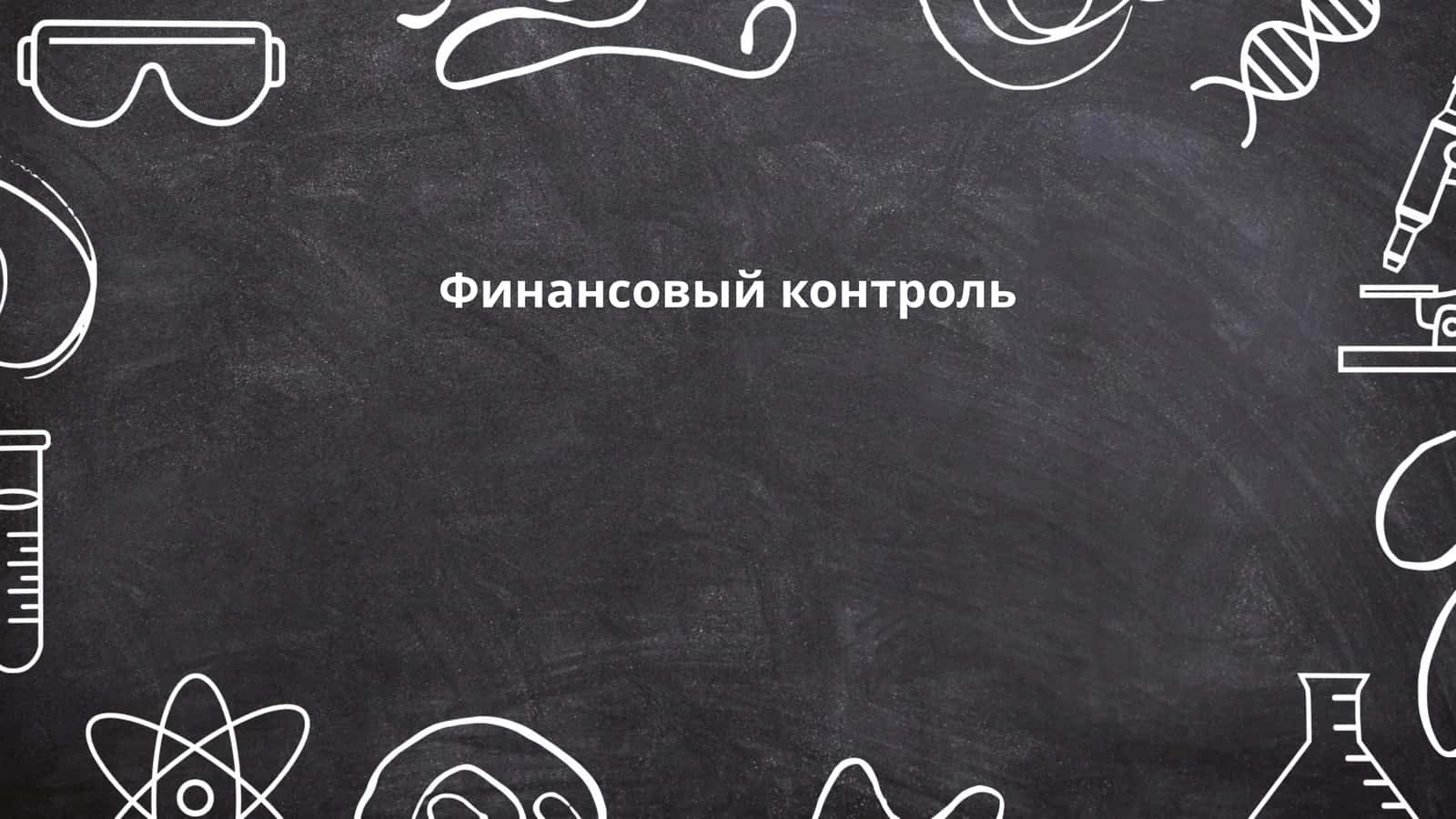 Финансовый контроль