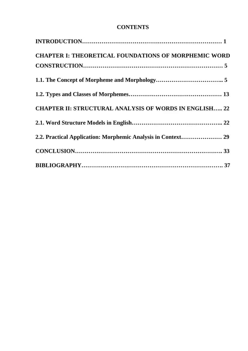 Theoretical Foundations of Morphem