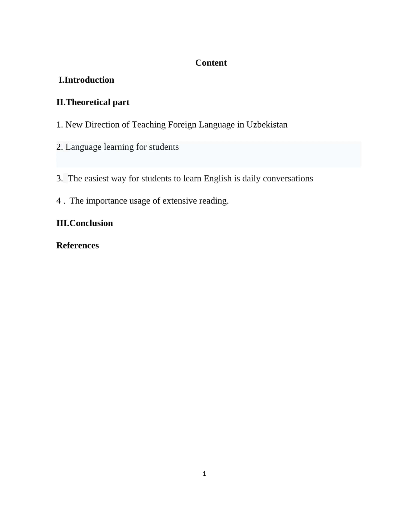 The role and influence of English in Uzbekistan