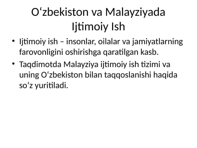 Ijtimoiy Ish