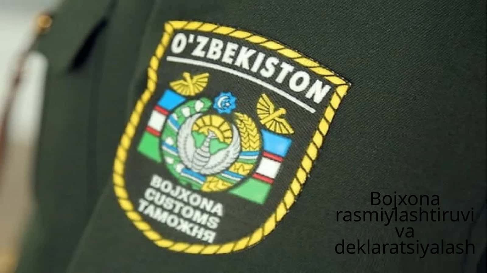 Bojxona rasmiylashtiruvi va deklaratsiyalash