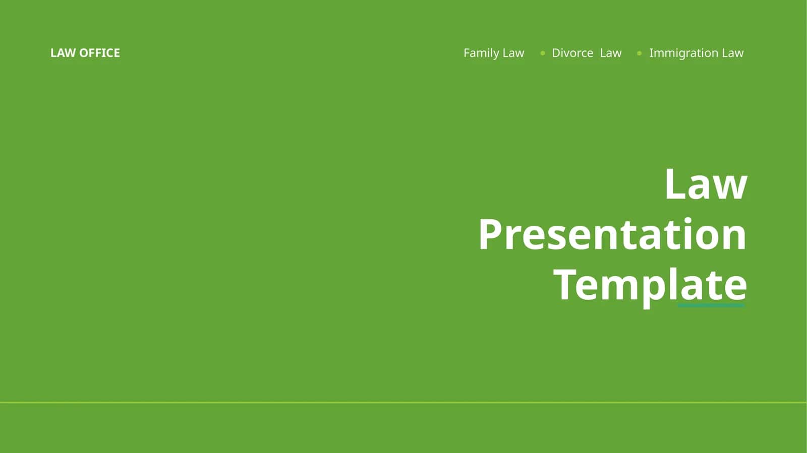 Law Presentation Template