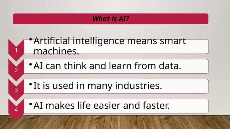 Artificial intelligence