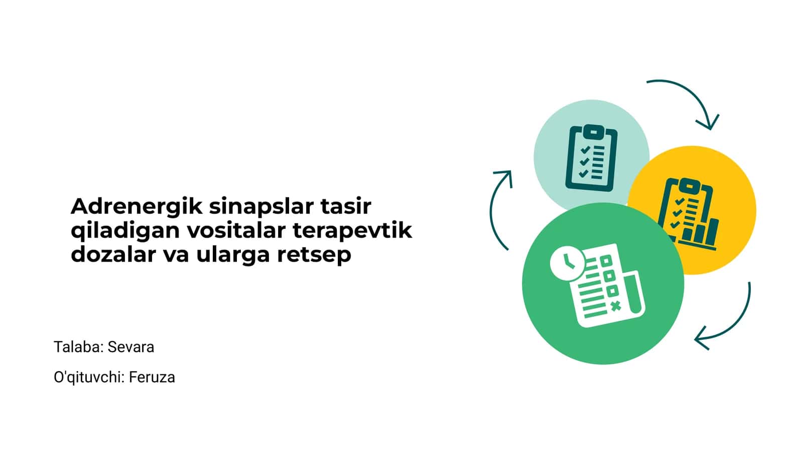Adrenergik sinapslar va ularning roli