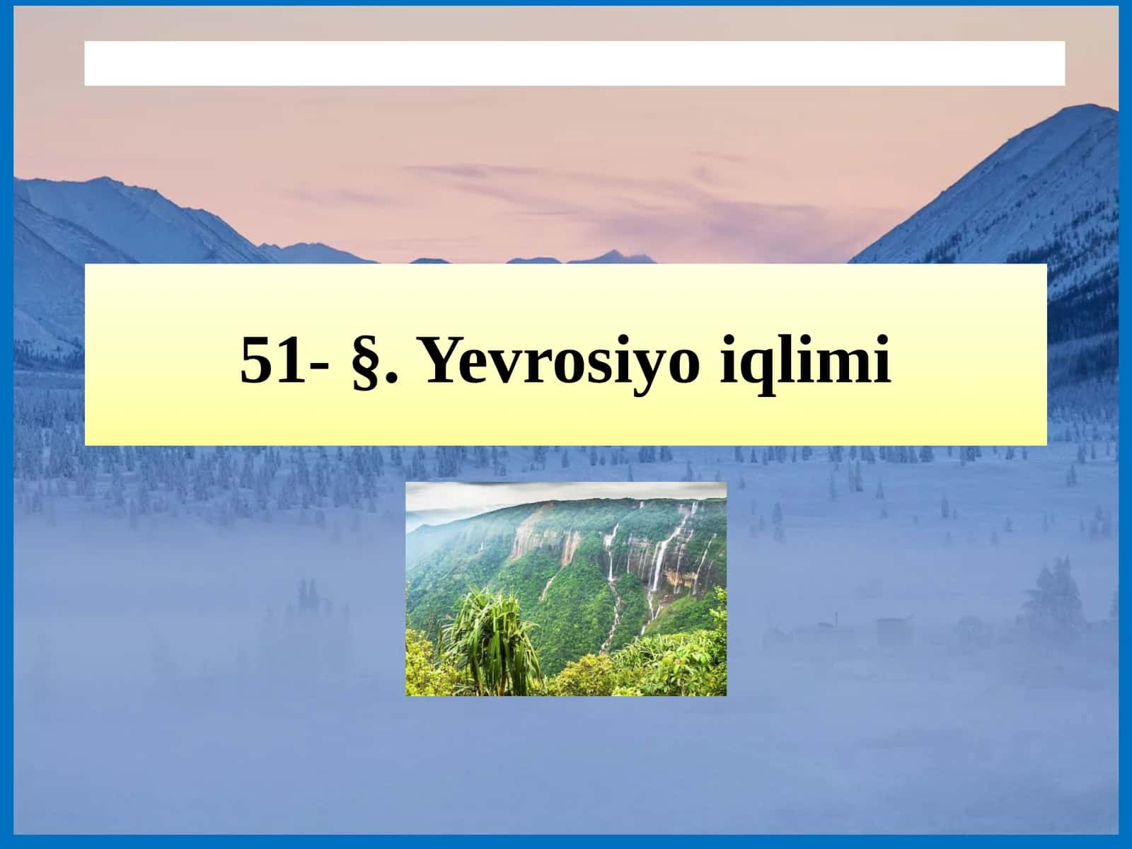 Yevrosiyo iqlimi