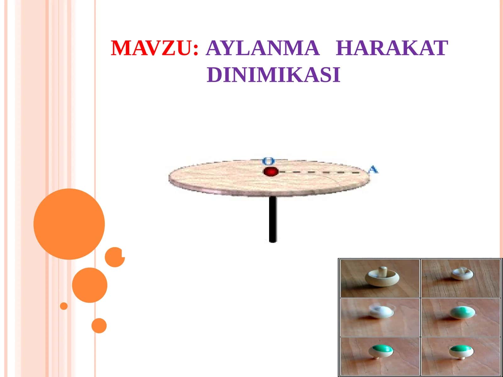 AYLANMA HARAKAT DINIMIKASI