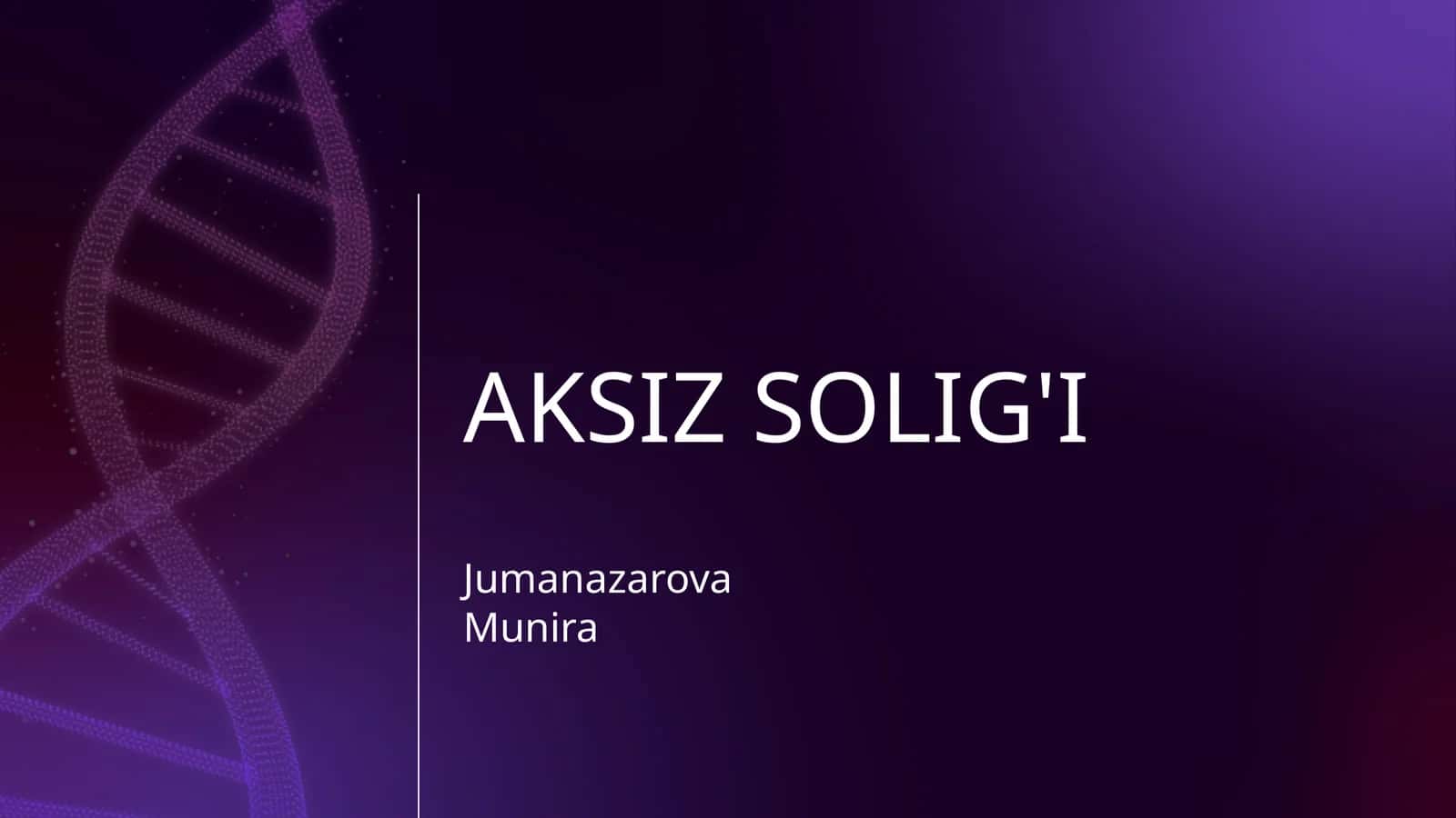 AKSZ SOLIG'I