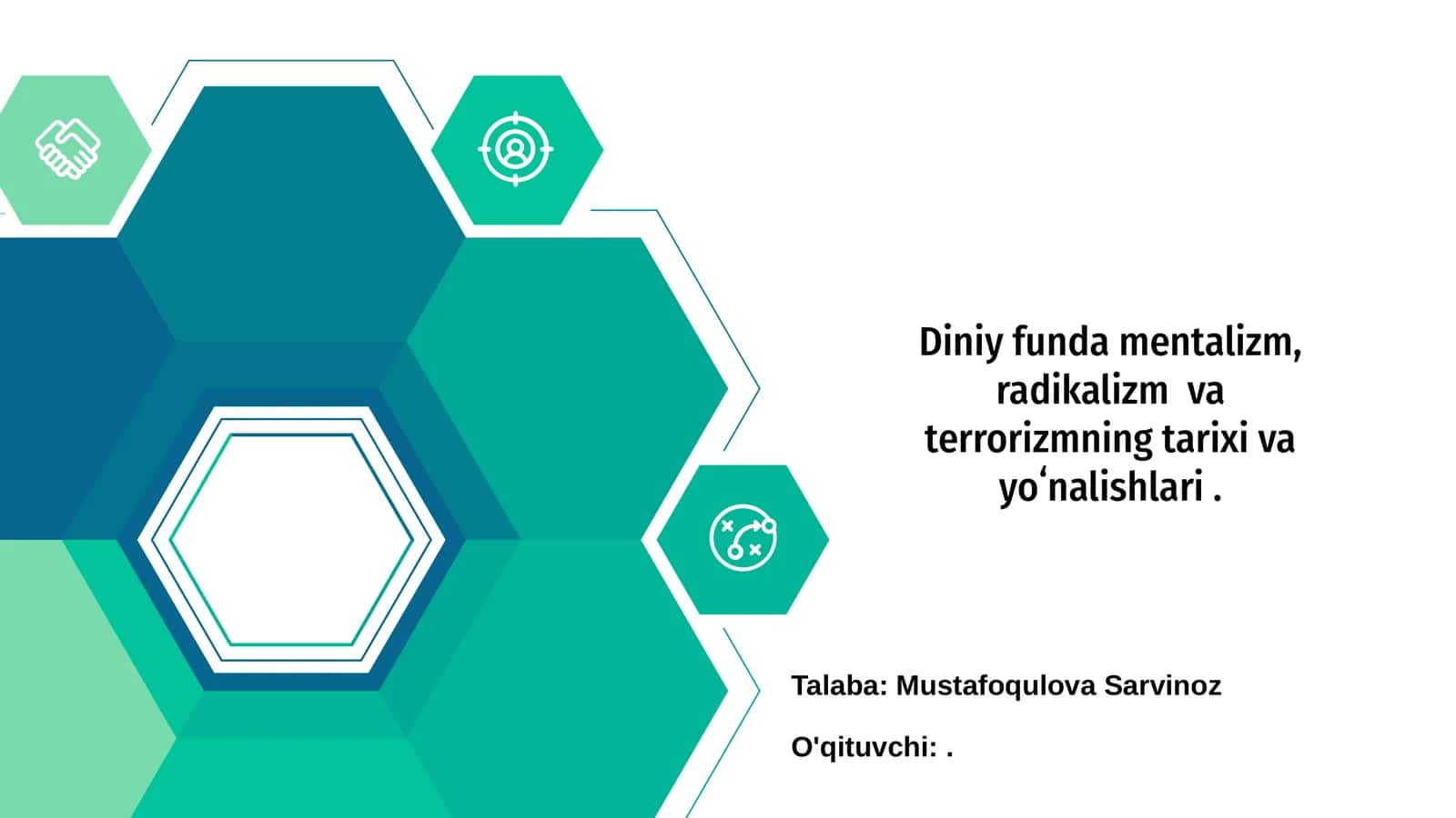 Diniy fundamentalizm, radikalizm va terrorizm