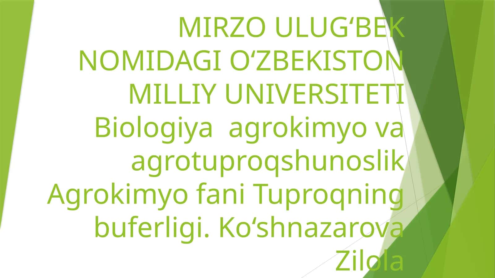 Biologiya agrokimyo va agrotuproqshunoslik Agrokimyo fani Tuproqning buferligi