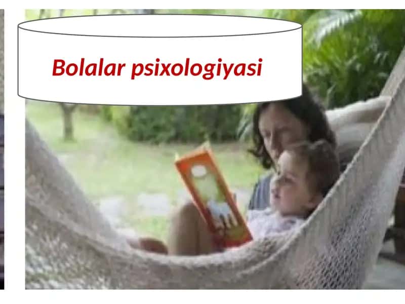 Bolalar psixologiyasi