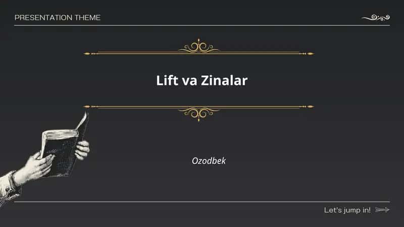 Lift va Zinalar