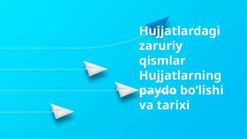 Davrlar Kesimida Asosiy Tarkibiy Qismlar