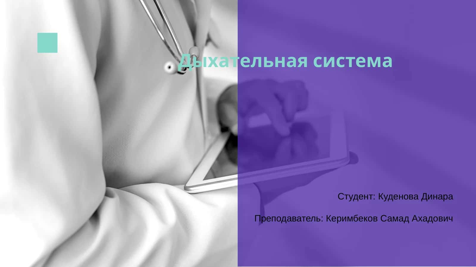 Дыхательная система