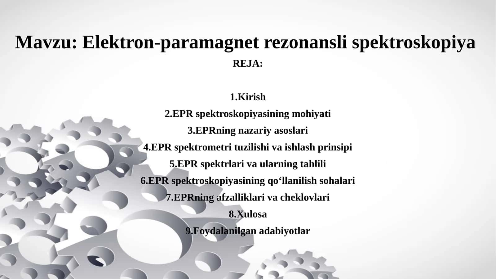 Elektron-paramagnet rezonansli spektroskopiya