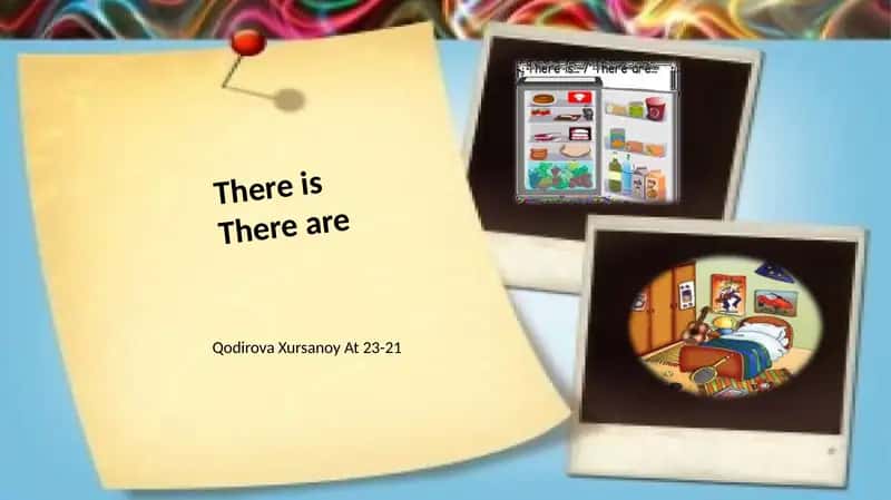 there is there are