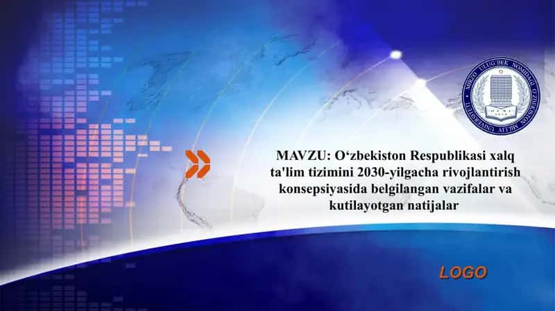 O'zbekiston Respublikasi xalq ta'lim tizimini 2030-yilgacha rivojlantirish konsepsiyasida belgilangan vazifalar va kutilayotgan natijalar