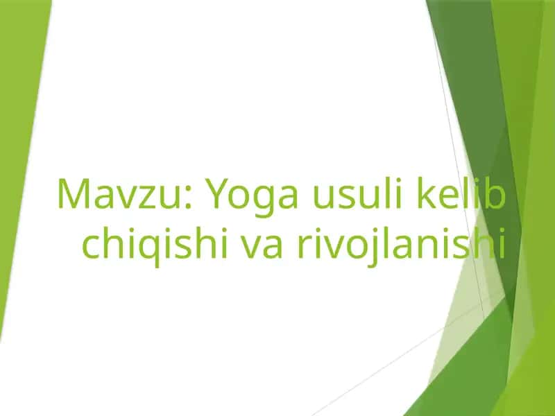 Yoga