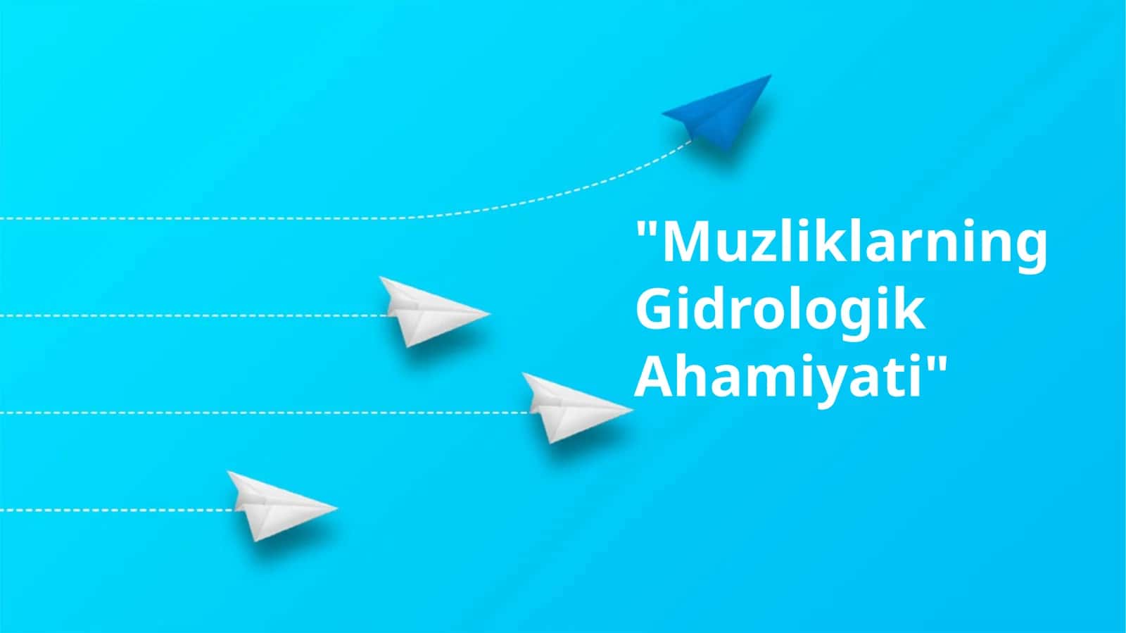 Muzliklarning Gidrologik Ahamiyati