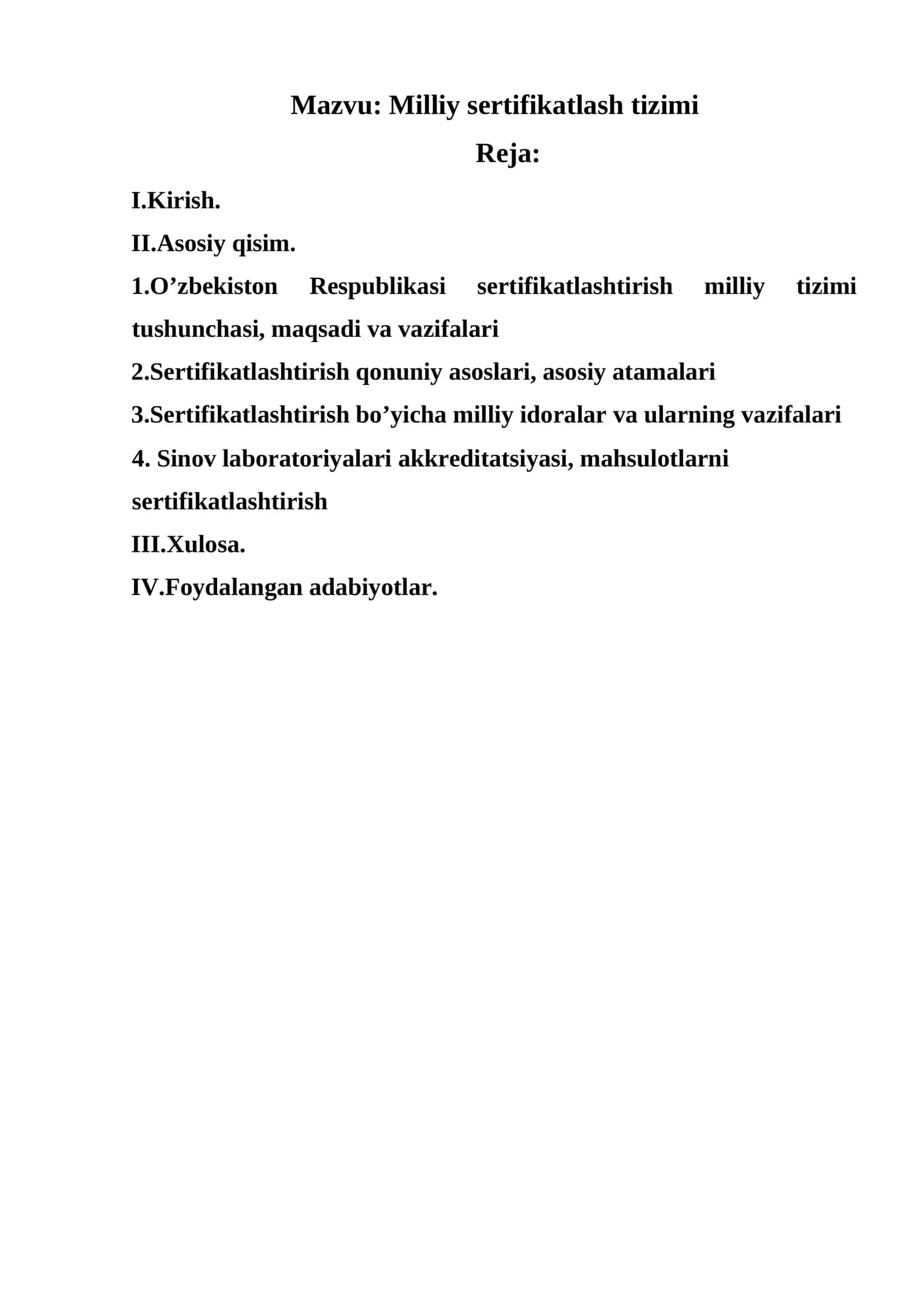 Milliy sertifikatlash tizimi