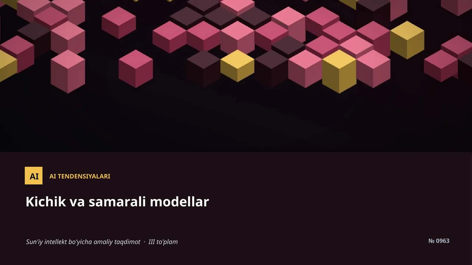 AI TENDENSIYALARI