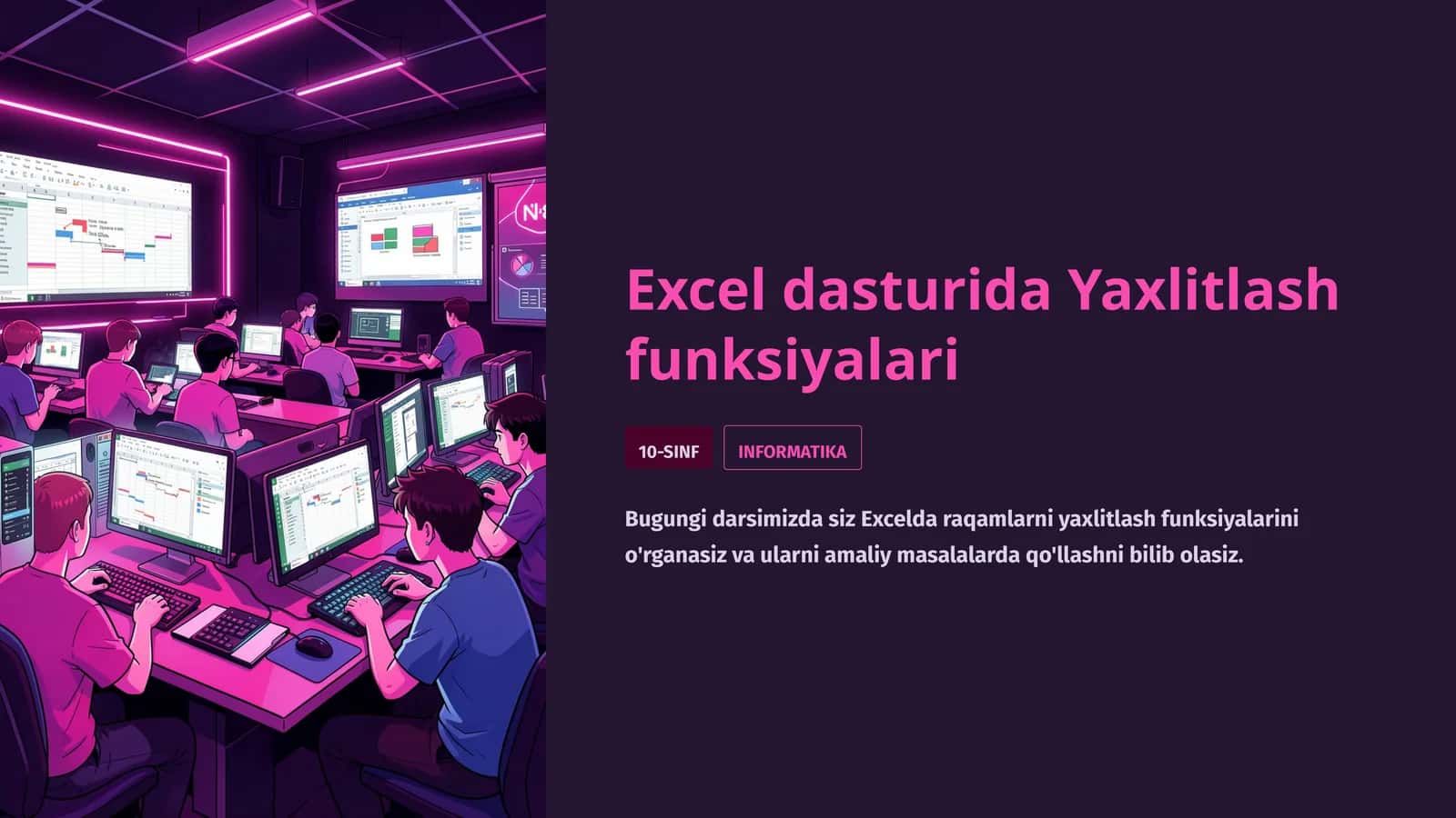 Yaxlitlash funksiyalari