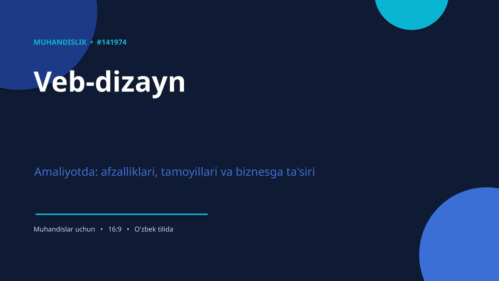 MUHANDISLIK • #141974