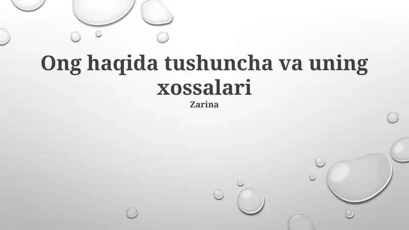 Asal haqida
