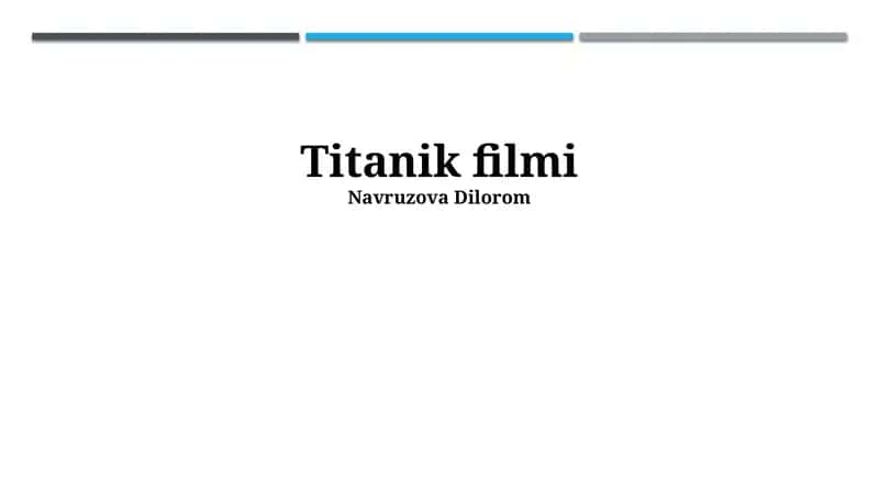 Titanik filmi
