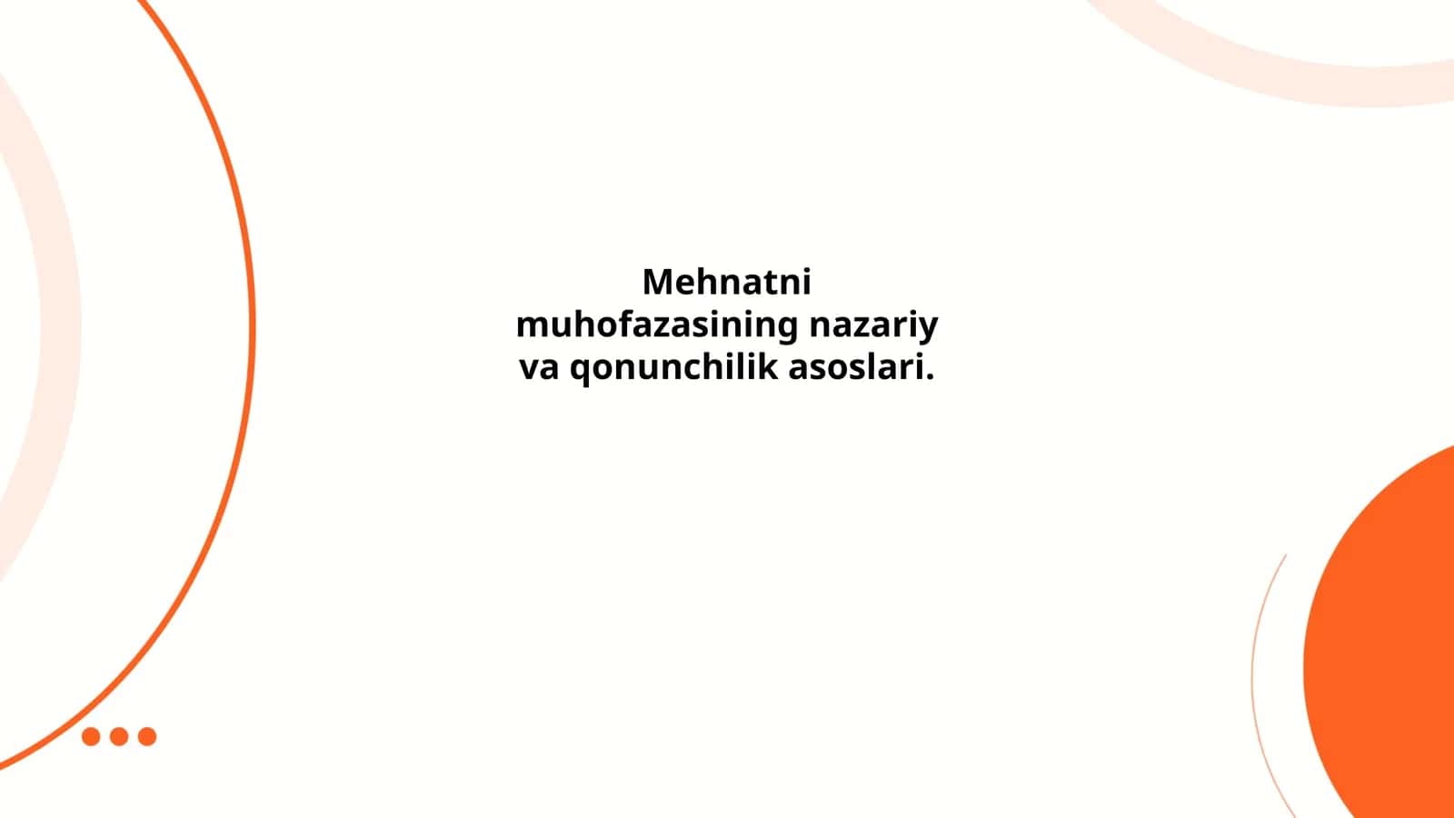Mehnat mufaqqasi tushunchasi