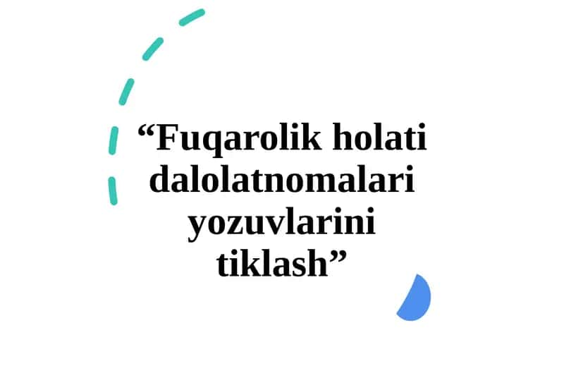 Fuqarolik holati dalolatlari yozuvlari nitiqlash