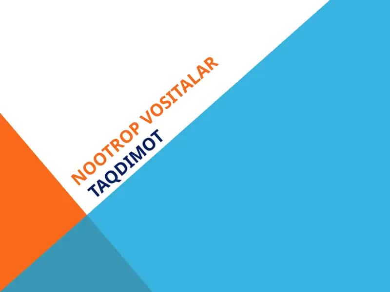 NOOTROP VOSITALAR