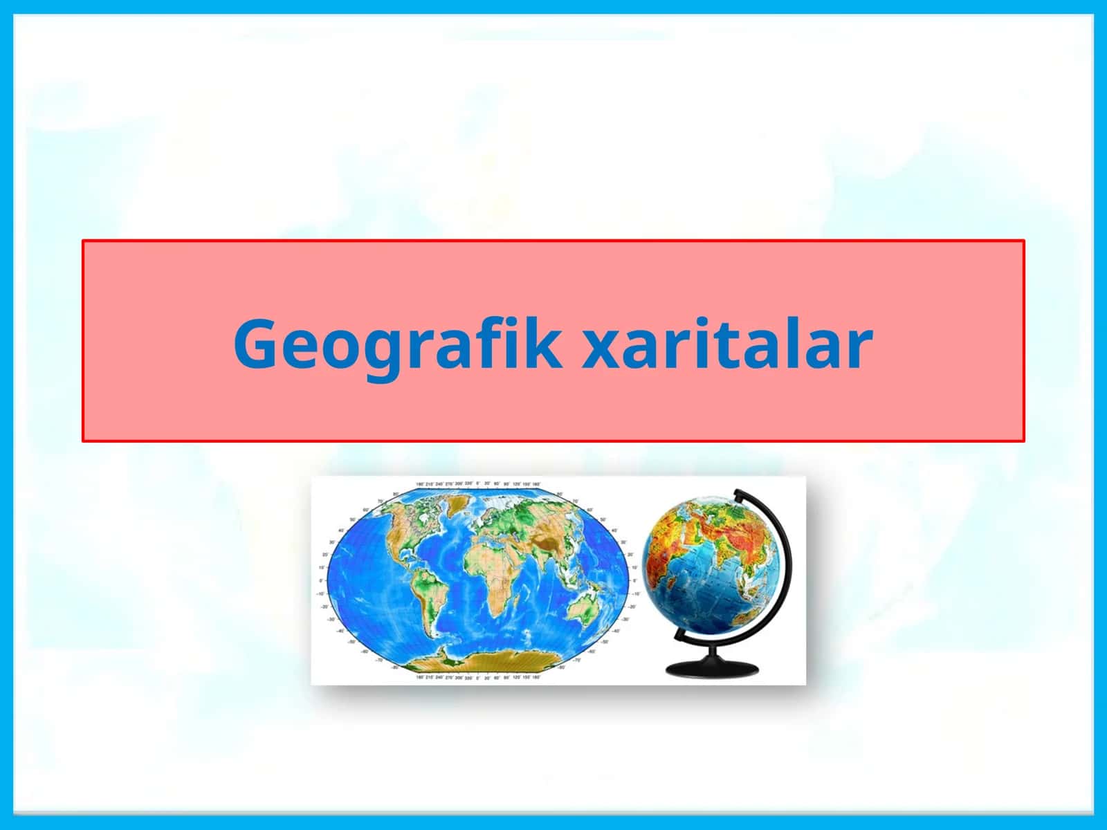 Geografik xaritalar