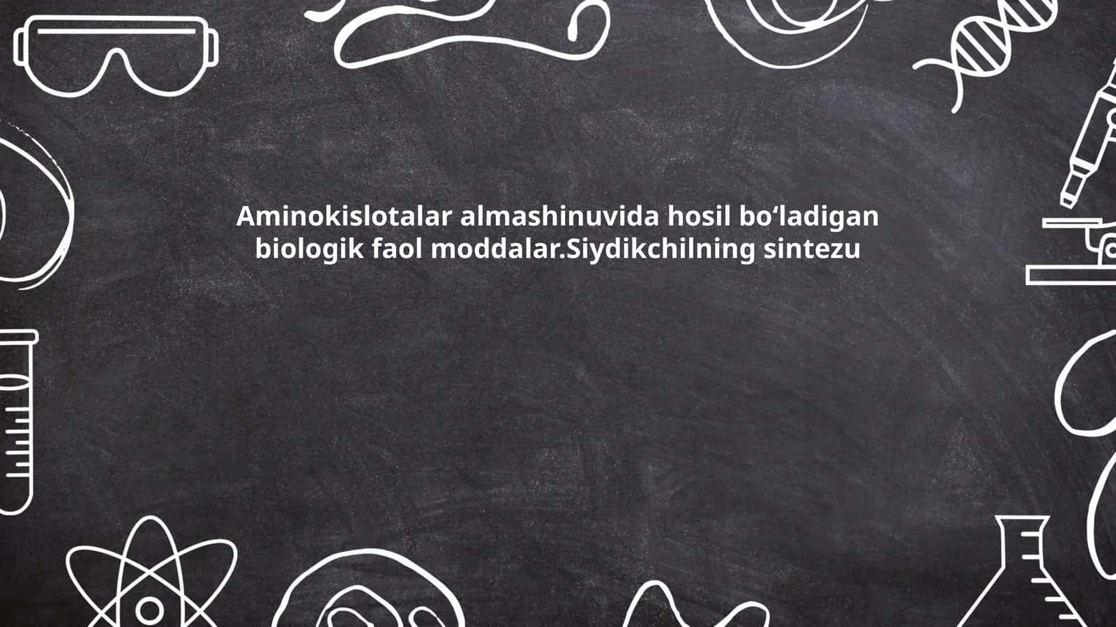 Aminokislotalar almashinuvi
