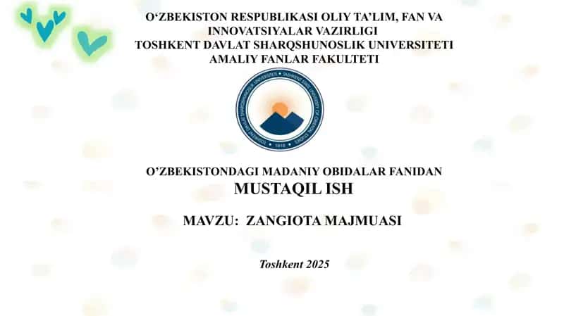 Zangiota majmuasi SLAYD